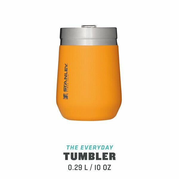 Термокружка Stanley Go Everyday Tumbler 0,29 л (Saffron) - фотография № 2