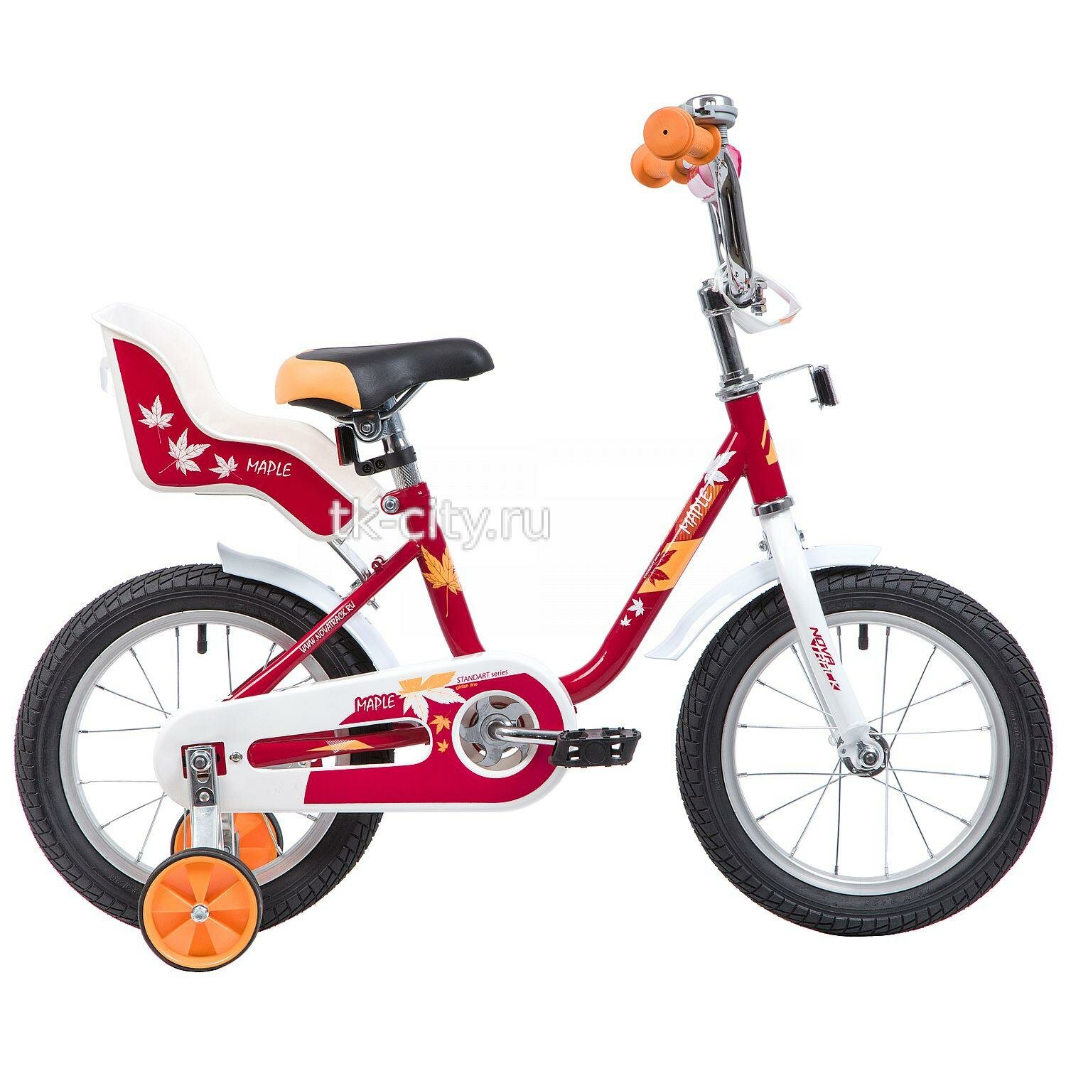 Детский велосипед Novatrack Maple 14 (2019) Красный