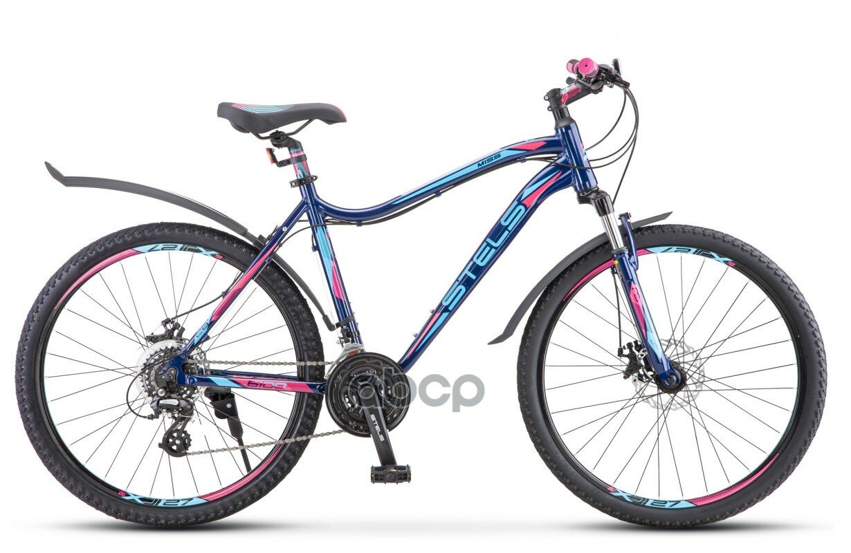 Велосипед 26 Горный Stels Miss 6100 Md (2019) Количество Скоростей 21 Рама Алюминий 19 Темно-Синий Stels арт. LU079815
