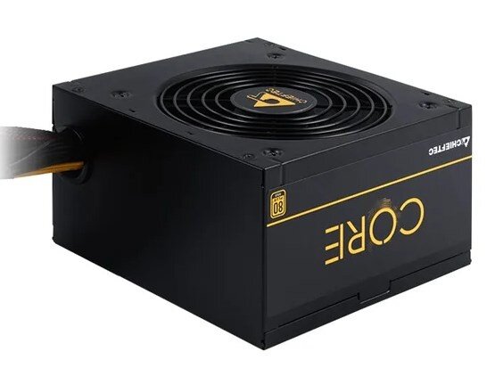 Блок питания Chieftec CORE 600W, ATX 12V 2.3 PSU,W/12cm Fan,80 plus Gold (BULK)