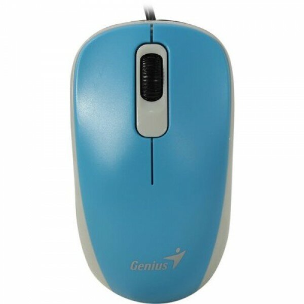 Мышь Genius Mouse DX-110 ( Cable, Optical, 1000 DPI, 3bts, USB ) Blue