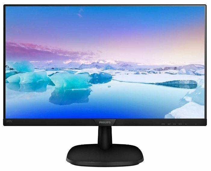 Монитор PHILIPS 23.8" 243V7QSB (00/01) черный