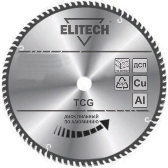 Диск пильный твердосплавный ф216х30 100зуб 1820.116600 ELITECH №1067