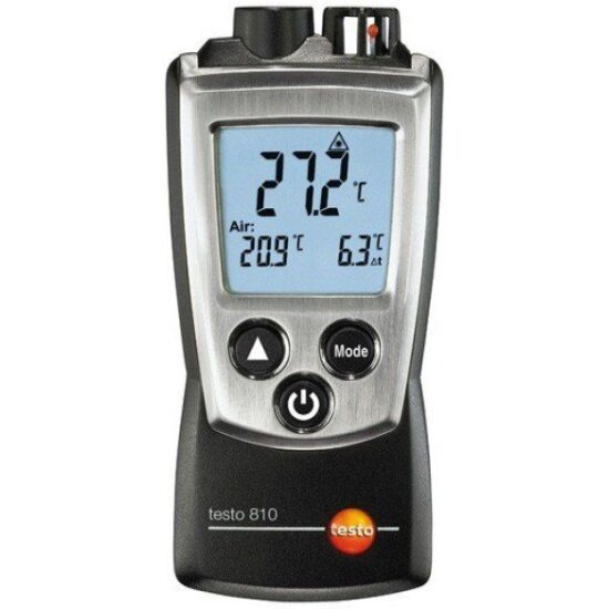 Двух канальный прибор измерения температуры с ИК-термометром (пирометр) -Testo 810
