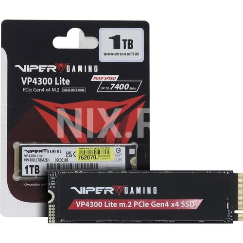 SSD Patriot Memory Viper VP4300 Lite 1ТБ M.2 (VP4300L1TBM28H)