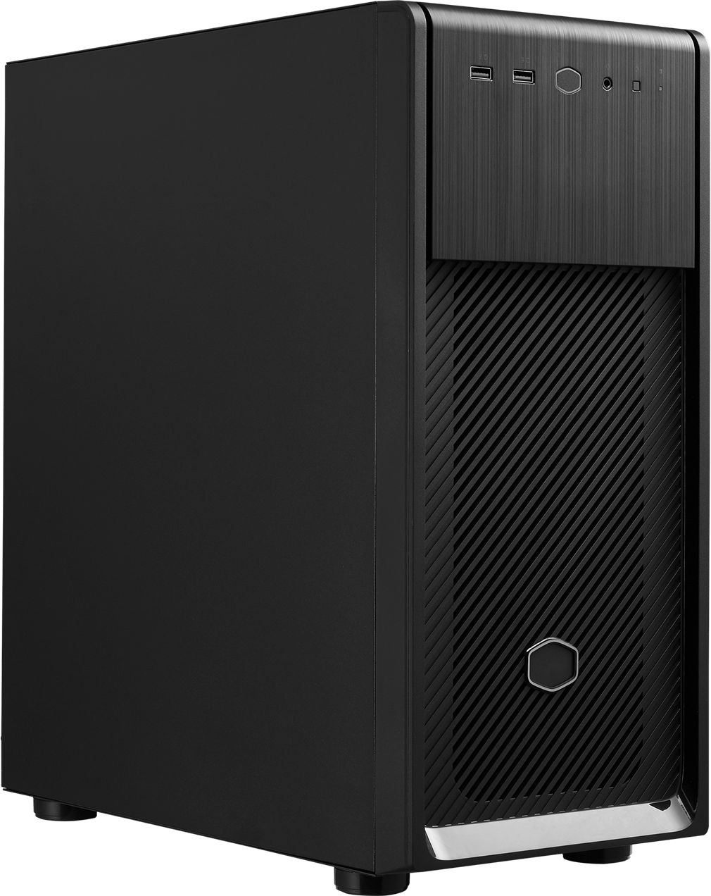 Cooler Master Корпус без блока питания Cooler Master Elite 500 w/o ODD bay, 2xUSB3.2, 1x120Fan, w/o PSU, Black, Steel left panel, ATX