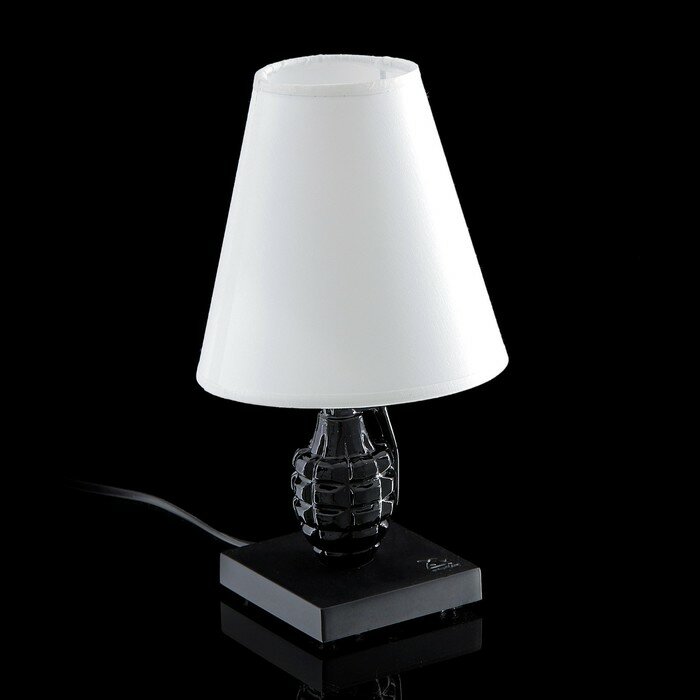 Antartidee Лампа настольная "Граната" черно-белая(микс) 22 × 30 × 22 см - фотография № 2