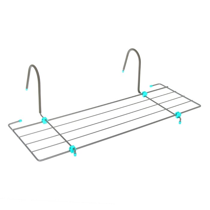 Сушилка для белья на радиатор, 65×23,5×18 см, цвет серый - фотография № 1