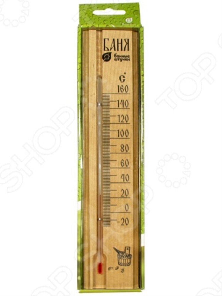 Термометр для бани и сауны  Баня  248*53*11см - 1 шт