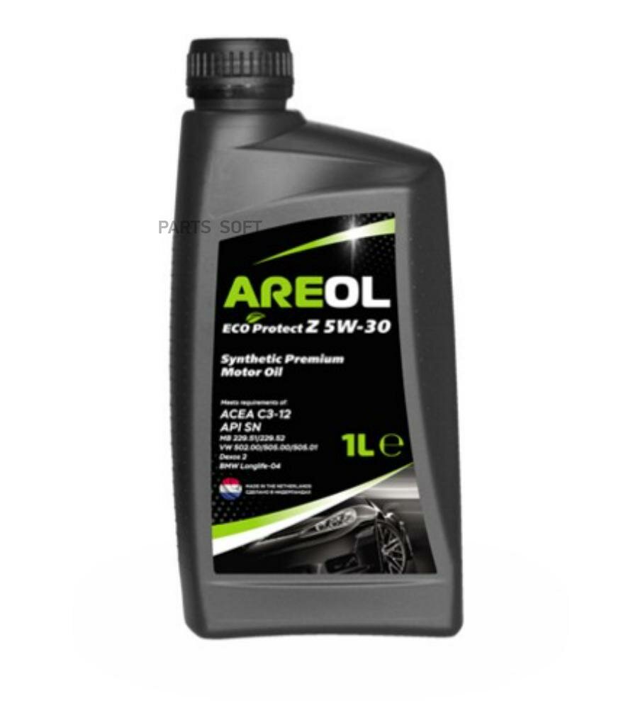 AREOL 5W30AR007 AREOL ECO Protect Z 5W30 (1L)_масо моторное! синт.\ACEA C3,API SN,MB 229.51/229.52,VW 505.00/505.01