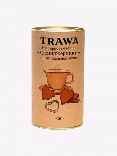 фото Trawa Печенье имбирное "Джинджеринки", 300 мл