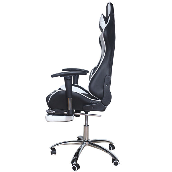 Кресло игровое MFG-6001 Меб-фф 404485, MFG-6001 black white (DK) - фото №7