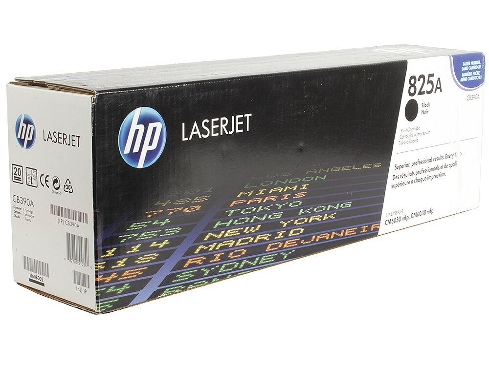 Лазерный картридж Hewlett Packard CB390A (HP 825A) Blac