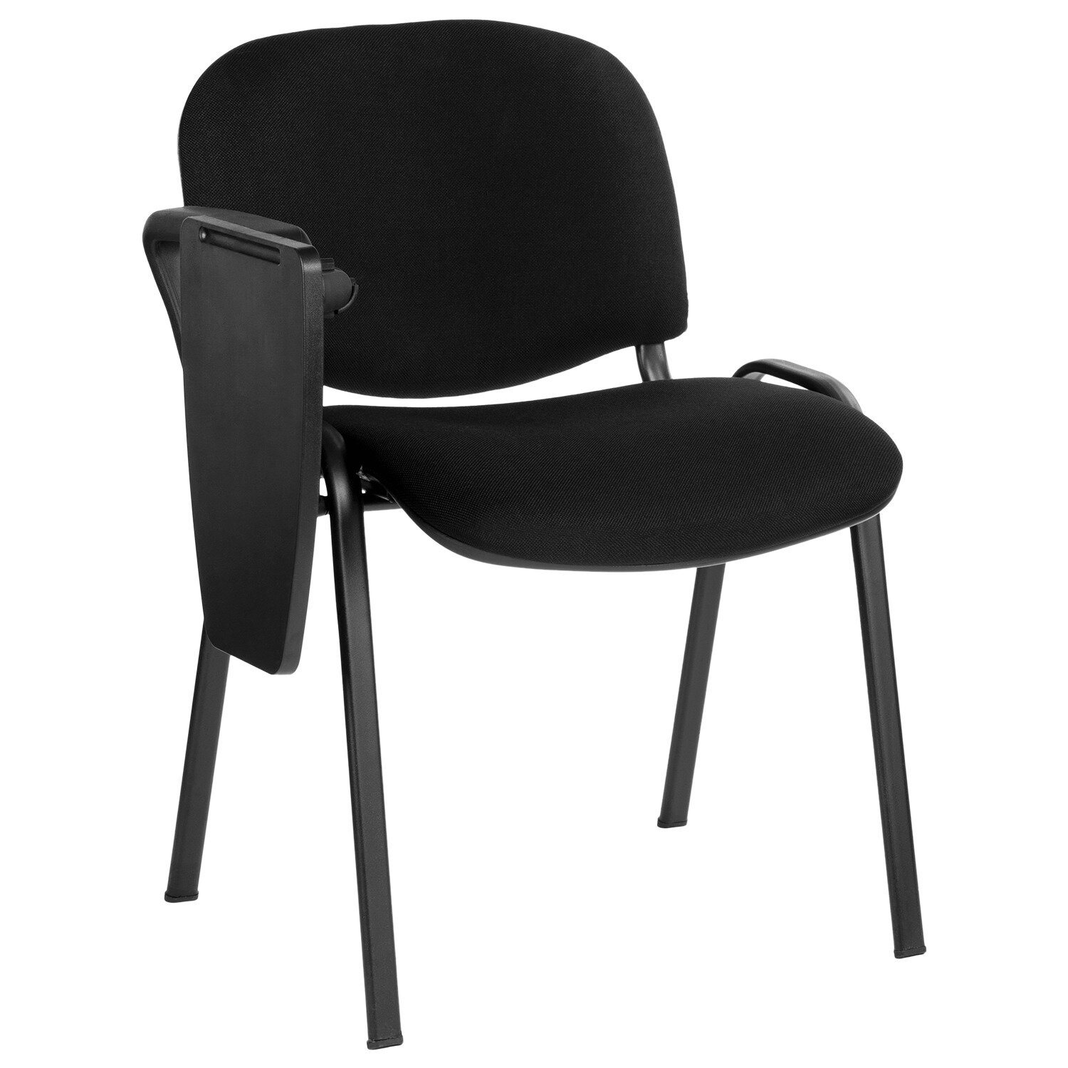Стол (пюпитр) для стула "изо", для конференций, складной, пластик/металл, черный - фотография № 2