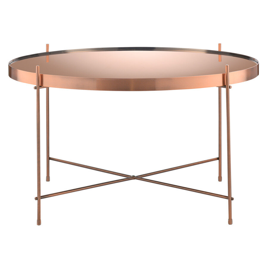 фото Стол Bergenson Bjorn Josen 64,4 см, розово-медный