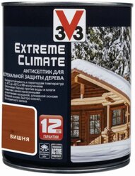 Антисептик акриловый V33 EXTREME CLIMATE 117426, для дерева, полуглянец, вишня, 0,9л