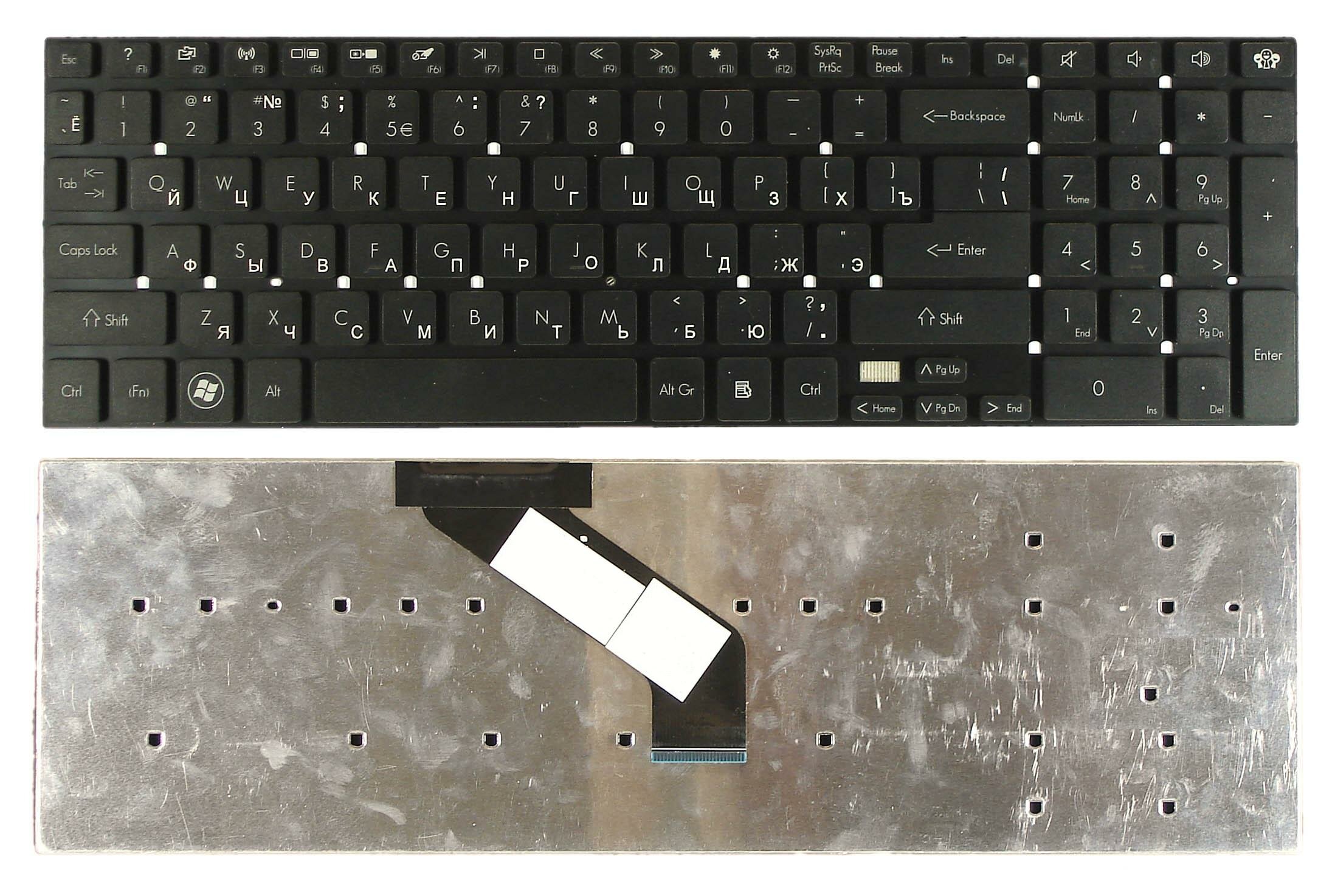 Клавиатура для ноутбука Packard Bell Easynote TV11CM TV11HC LV11HC LS11HR LS11SB LS13SB черная