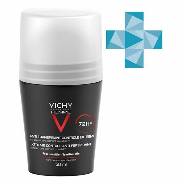 Дезодорант против избыточного потоотделения 72 часа Homme Vichy/Виши 50мл