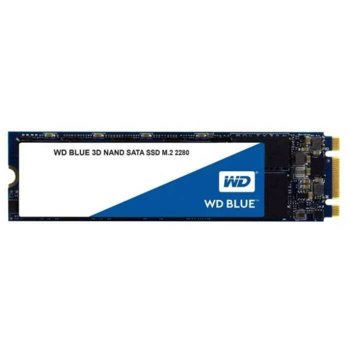 Твердотельный накопитель Western Digital SSD BLUE 500Gb SATA-III M2.2280 3D NAND WDS500G2B0B, 1 year