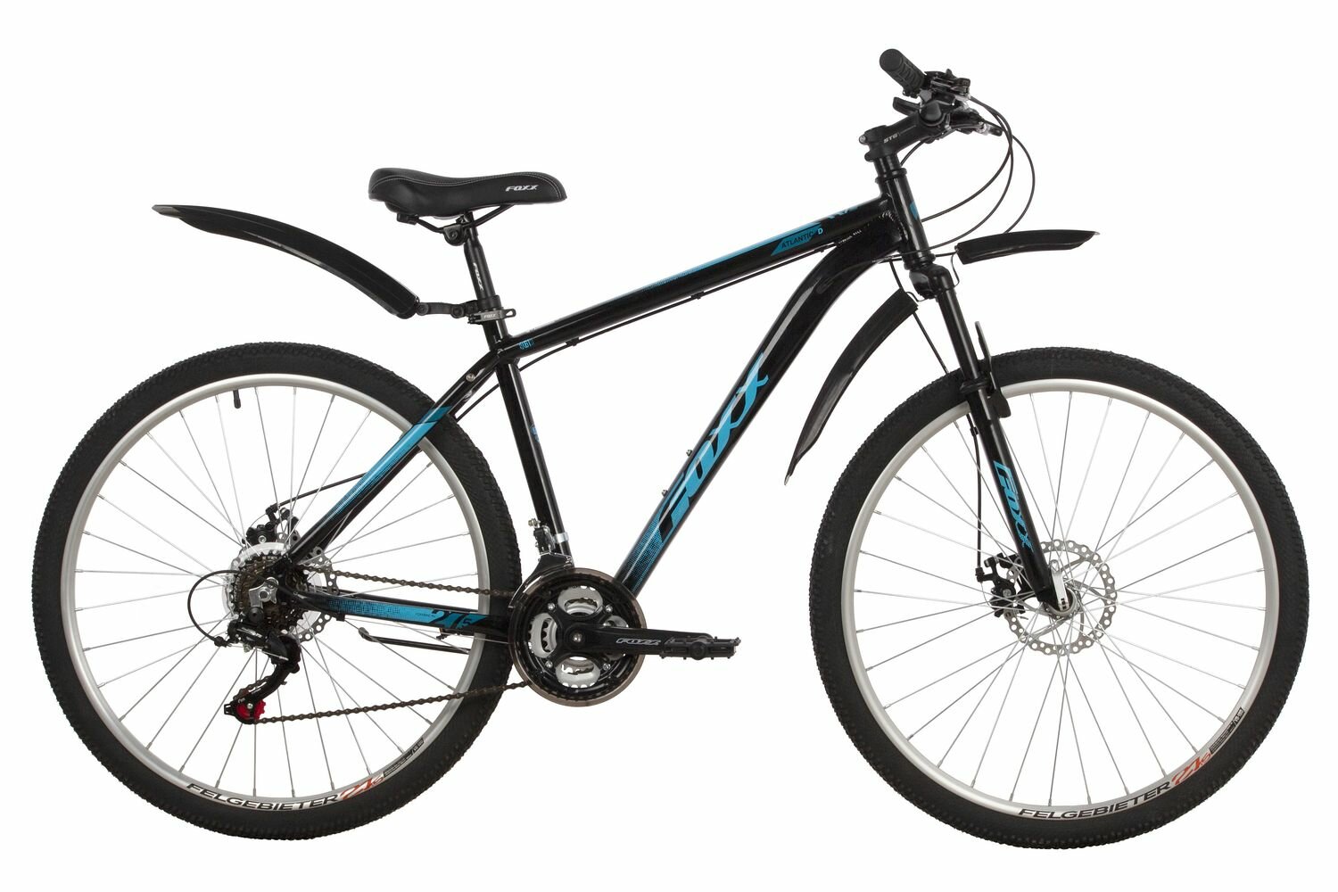 Горный (MTB) велосипед Foxx Atlantic D 27.5 (2022), рама 18", черный