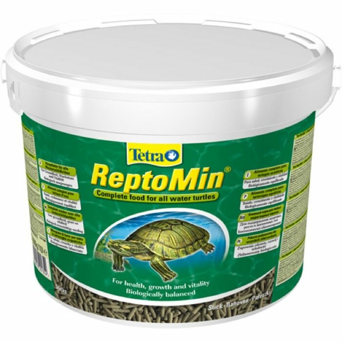 TETRA Корм Tetra ReptoMin для рептилий, гранулы, 10 л