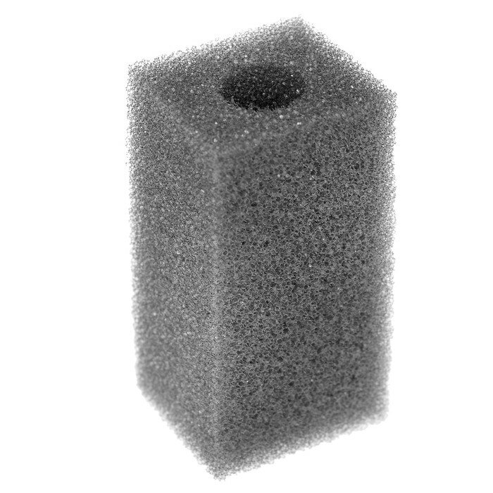 AQUA STORY Губка прямоугольная для фильтра турбо, 3х3,5х7 см - фотография № 1