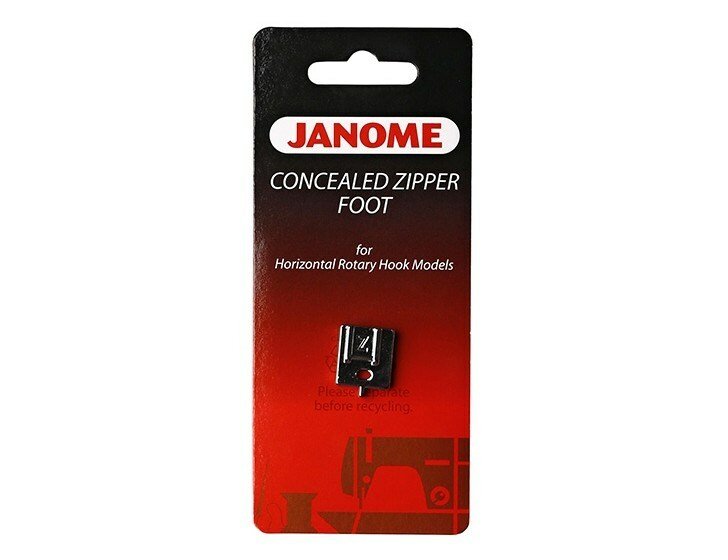Лапка для потайной молнии JANOME, 200-333-001 - фотография № 2