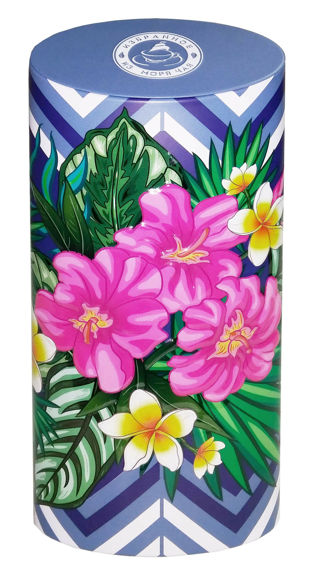 Чай чёрный ТМ "ИМЧ" Овал - Тропические цветы, фиолетовая, 50 г. - фотография № 4