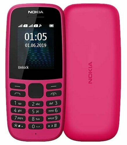 Мобильный телефон Nokia 105 Dual Sim PINK