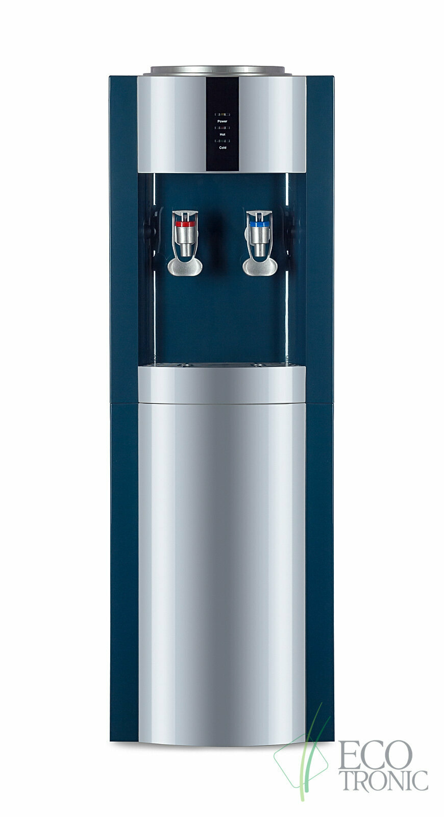 Кулер для воды "Экочип" V21-LF green-silver c холодильником - фотография № 1