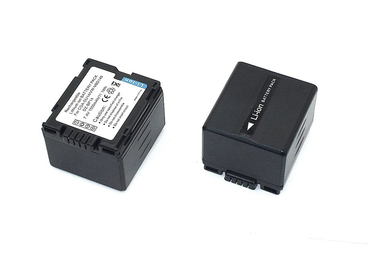 Аккумуляторная батарея для фотоаппарата Panasonic NV-GS10 (CGA-DU14) 7,2V 1500mAh