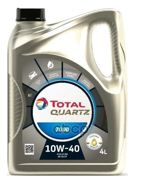 TotalEnergies Total Quartz 7000 10w40 П/С 4л 11020501/10200501 (3шт/Уп)