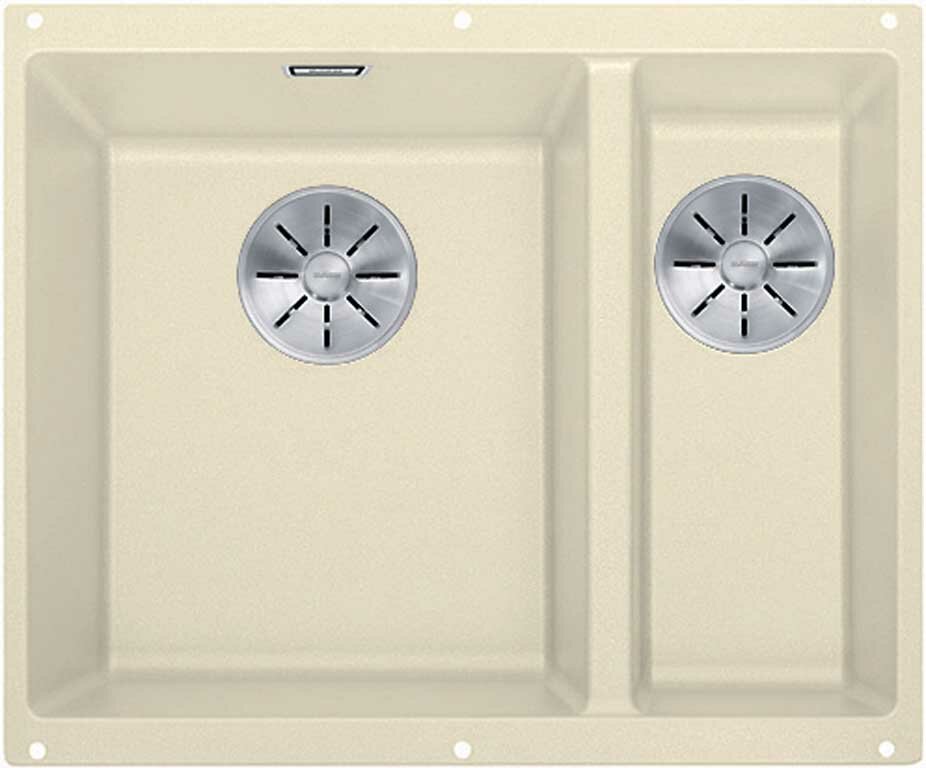 Врезная кухонная мойка Blanco SUBLINE 340/160-U InFino жасмин