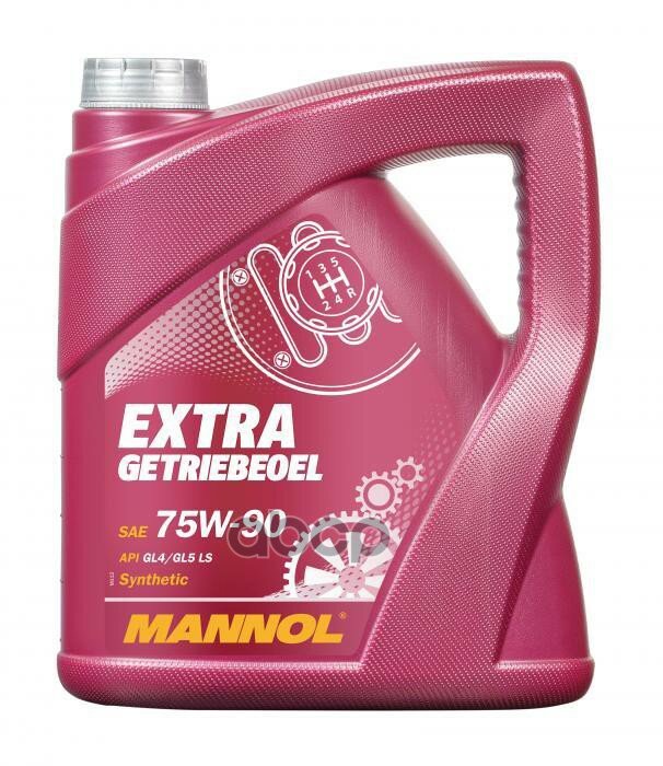 Mannol Extra 75w-90 Gl-4/Gl-5 Ls 4л. Трансмиссионное Масло Синтетика MANNOL арт. MN81034