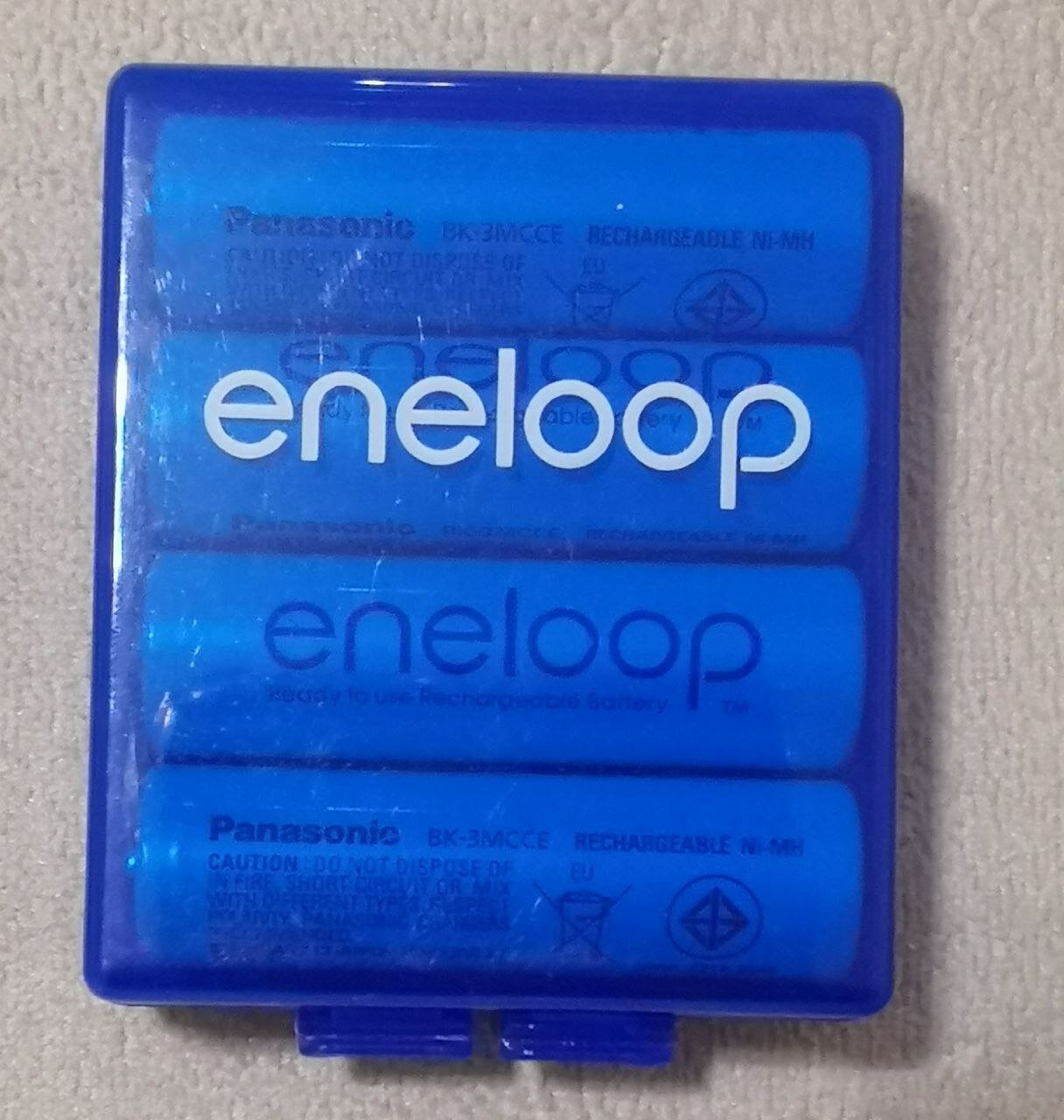 Panasonic Eneloop AA (1900mah) BK-3MCCE/4W (упаковка 4 аккумулятора)