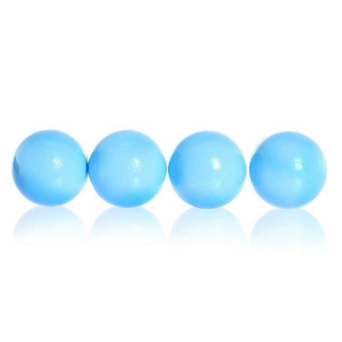 Соломон Набор шаров для сухого бассейна 500 штук, цвет светло-голубой - фотография № 3