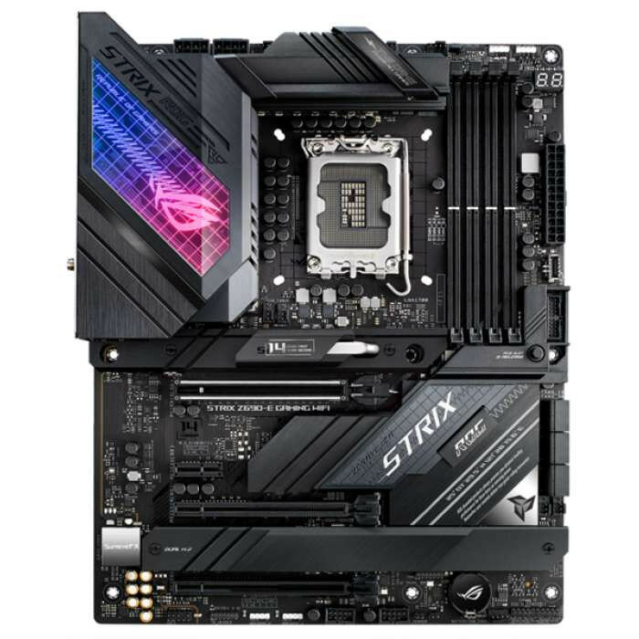 Материнская плата ASUS ROG STRIX Z690-E GAMING WIFI, LGA1700, Z690, 4*DDR5, DP+HDMI, SLI+CrossFireX, SATA3 + RAID, Audio, 2,5Gb LAN, USB 3.2*9, USB 2.0*8, ATX ; 90MB18J0-M0EAY0