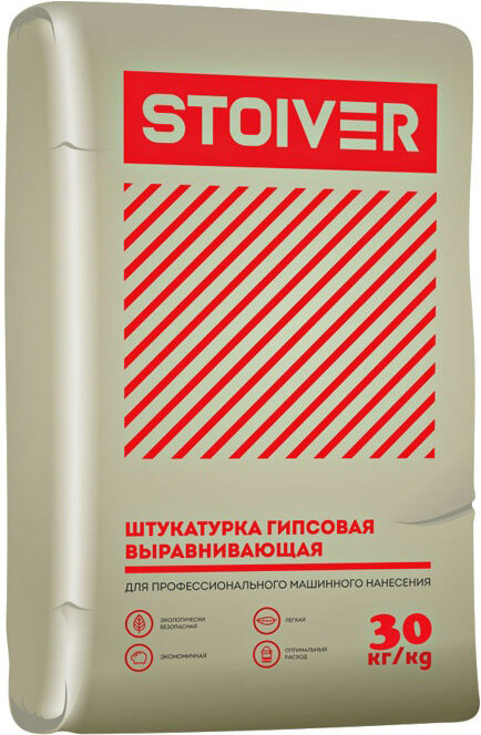 Волма Stoiver-Механик штукатурка гипсовая (30кг) / волма Stoiver-Механик штукатурка гипсовая для профессионального машинного нанесения (30кг)