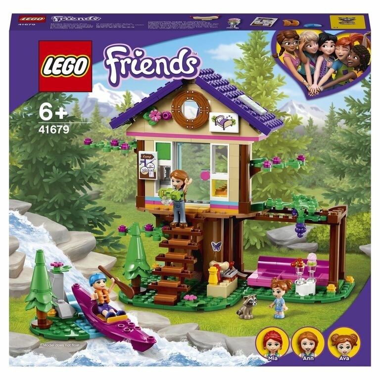 LEGO Friends Конструктор Домик в лесу, 41679