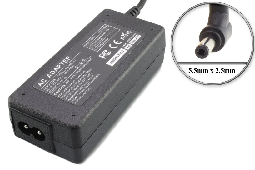 Адаптер (блок) питания 5V 4A 20W 5.5mm x 2.5mm отд. шнур для сетевого оборудования и других устройств