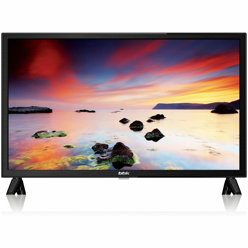 Телевизор ЖК 24" BBK 24LEM-1014/T2C черный