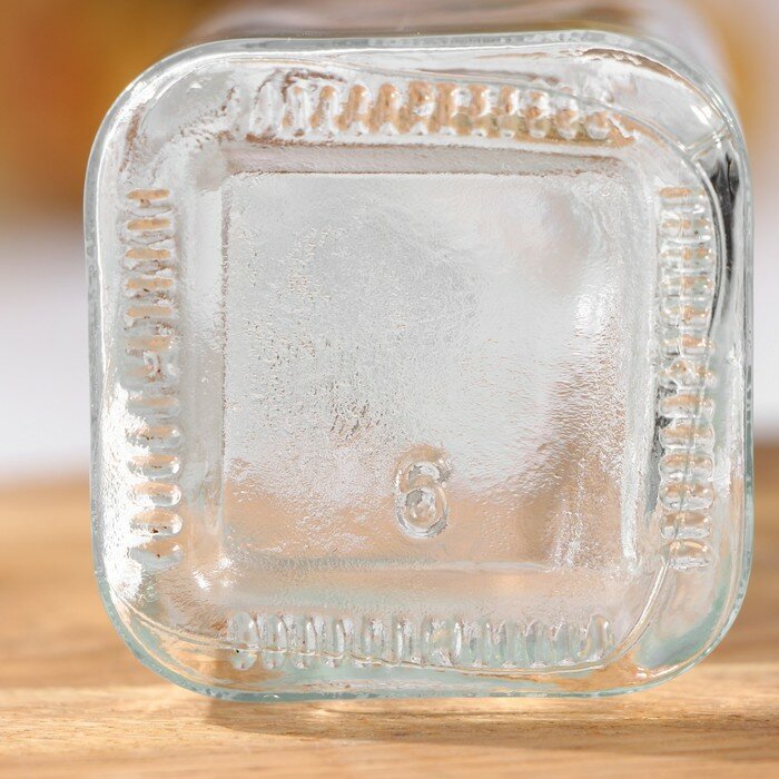 Бутыль стеклянная для масла и уксуса Доляна «Классик», 200 мл, h=20 см, цвет микс - фотография № 4