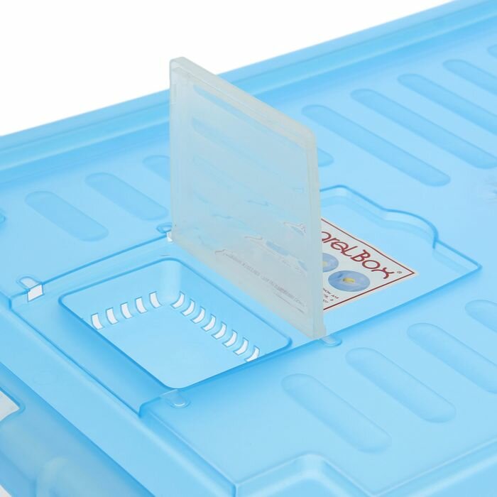 Darel plastic Ящик для хранения с крышкой Darel-box, 56 л, 60×40×31 см, цвет микс - фотография № 2