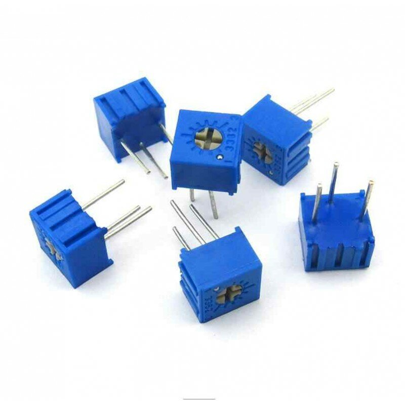 10 штук Резистор подстроечный (потенциометр) 3362P-1-102 1 кОм
