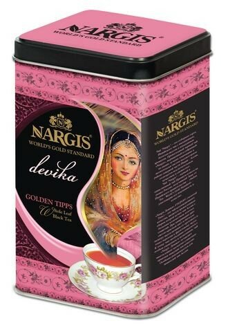 Чай чёрный Devika Assam, жесть, 200 г. Наргис