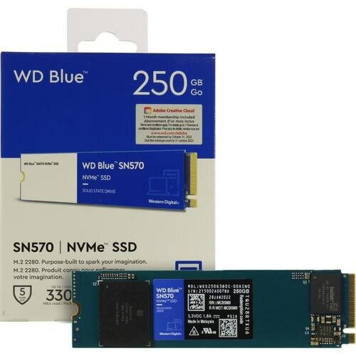 SSD Western digital Blue SN570 250 Гб WDS250G3B0C