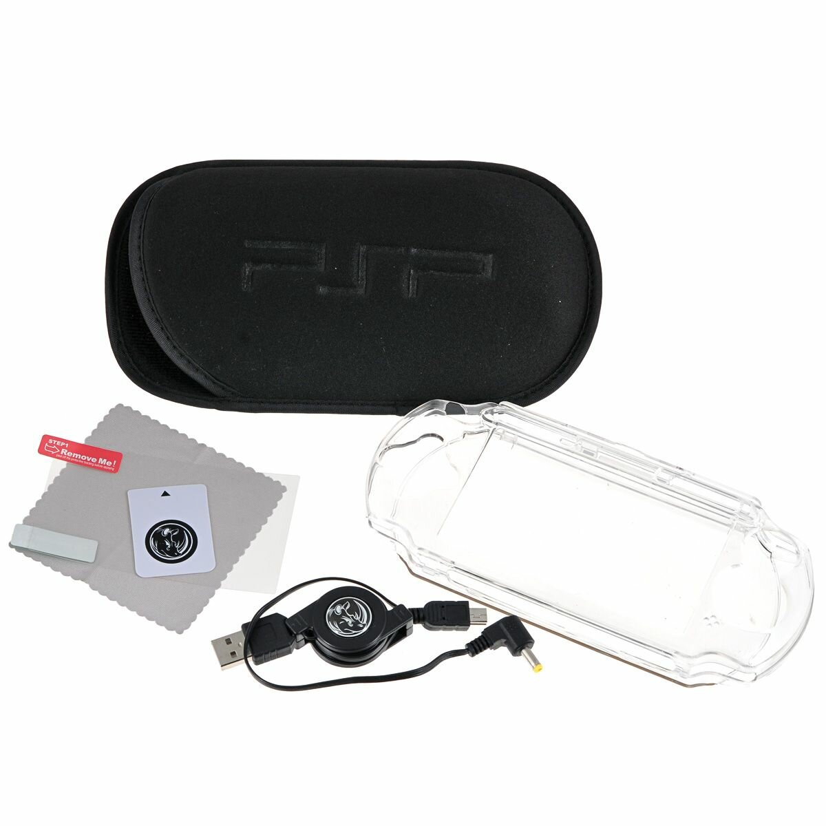 Набор 6 в 1 Black Horns для Sony PSP E1000 (BH-PSE0803(R)