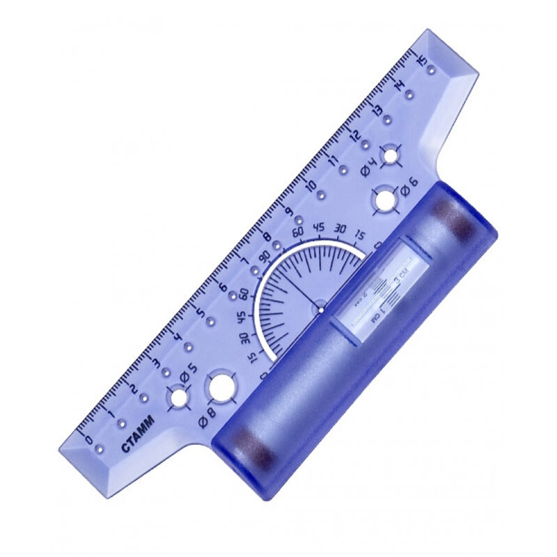 10 шт. Рейсшина 15см СТАММ, пластиковый ролик, европодвес