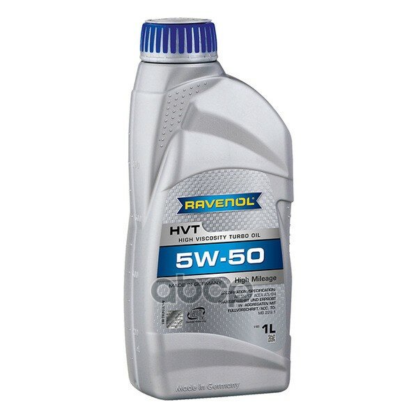 Ravenol Моторное Масло Ravenol Hvt High Viscosity Turbo Oil Sae 5W-50 ( 1Л) New