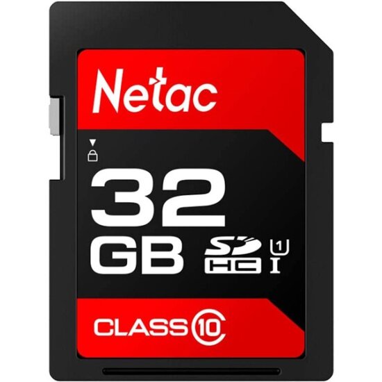 Карта памяти NETAC P600 SDHC 32Gb Сlass 10 (NT02P600STN-032G-R)